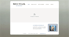 Desktop Screenshot of bradmillerart.com