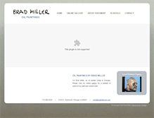Tablet Screenshot of bradmillerart.com